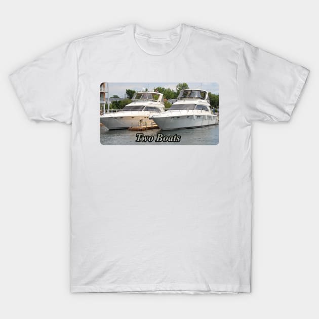 Two Boats T-Shirt by Laybov